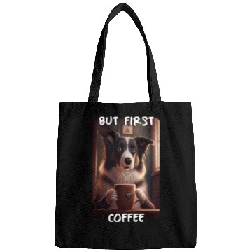 Discover Border Collie - But First Coffee (en) 3 Bags