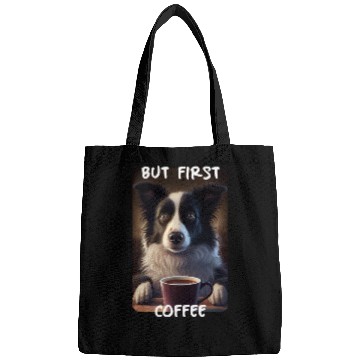 Discover Border Collie - But First Coffee (en) 2 Bags