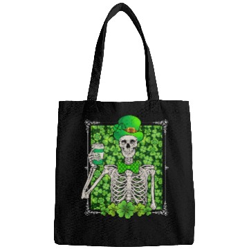 Discover St Patrick's Day Skeleton Shamrock Lucky Bags