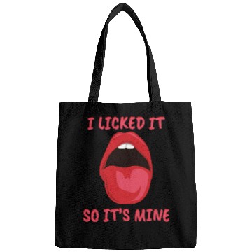 Discover I Licked It So It's Mine Funny Lesbian Pride Month Bags
