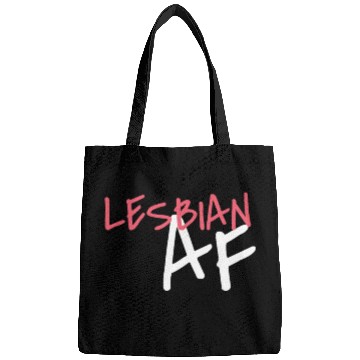 Discover Lesbian AF LGBT Graffiti Pride Month Bags