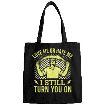 Discover Funny Electrical Lineman Saying Thank A Lineman Bags