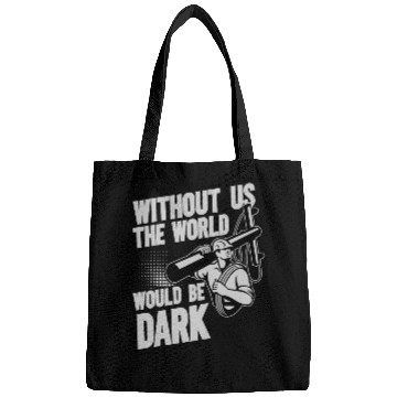 Discover Funny Electrical Lineman Saying Thank A Lineman Bags