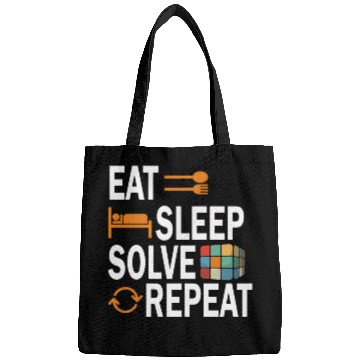 Discover Eat Sleep Solve Repeat Math Speed Cubing Genie Bags