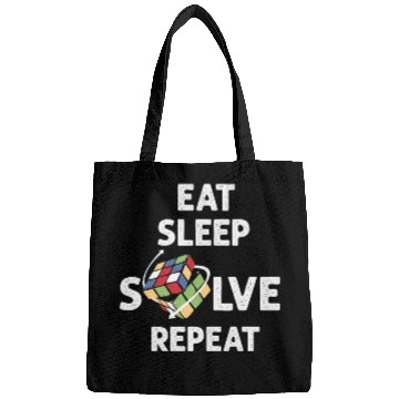 Discover Eat Sleep Solve Repeat Math Speed Cubing Genie Bags