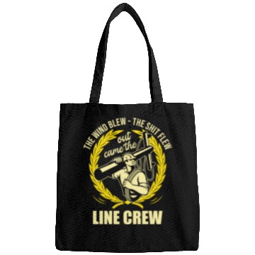 Discover Funny Electrical Lineman Saying Thank A Lineman Bags