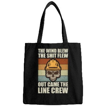 Discover Funny Electrical Lineman Saying Thank A Lineman Bags