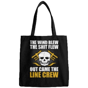 Discover Funny Electrical Lineman Saying Thank A Lineman Bags