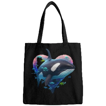Discover Orca Is My Valentine Bags