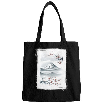 Discover Fuji Cherry Blossom Cherry Tree Japan Bags