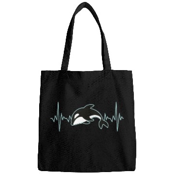 Discover Orca Whale Heartbeat Bags