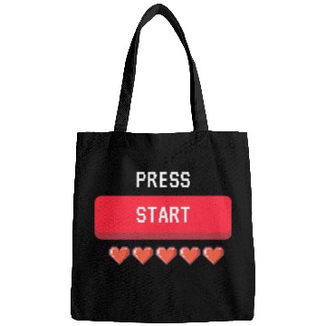 Discover press start , gaming Bags
