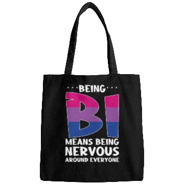 Discover Being Bi Bisexual Pride Kawaii Cat Bags