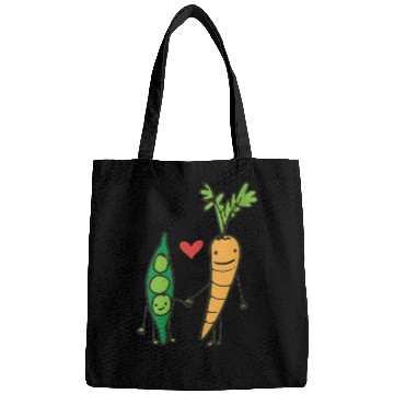 Discover womens carrot and peas v neck Bags