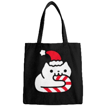 Discover Candy Cane Cat Bags
