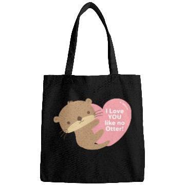 Discover Cute I Love You Like No Otter Bags