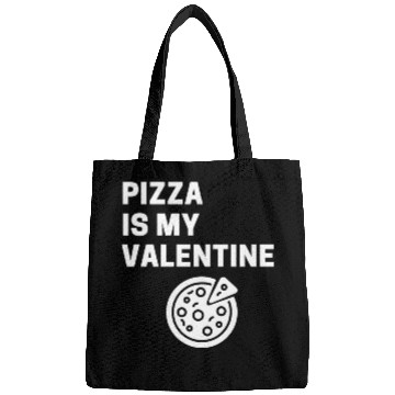 Discover Pizza is my valentine1660 Bags