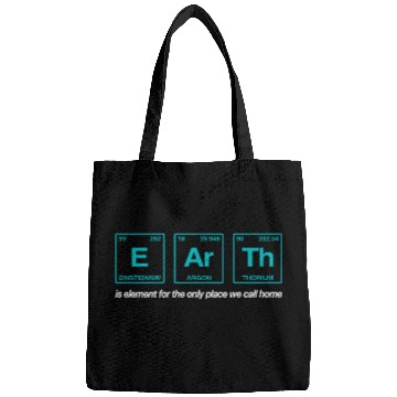 Discover EARTH - written in elements of the periodic table Bags