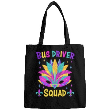Discover Bus Driver Squad Mardi Gras Costume Bags
