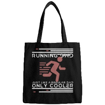 Discover Funny Running For Men Dad Marathon Runner Coach Bags