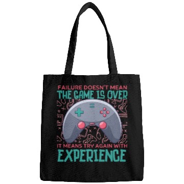 Discover Failure doesn't mean the game is over gaming gamer Bags