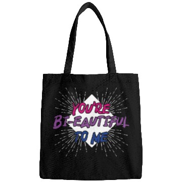 Discover You're Bi-Eautiful To Me Bisexual Pride Bags