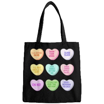 Discover Teacher Valentines Day Conversation Heart School Bags