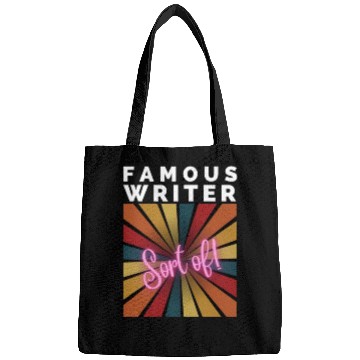 Discover FAMOUS WRITER, Sort of! Bags
