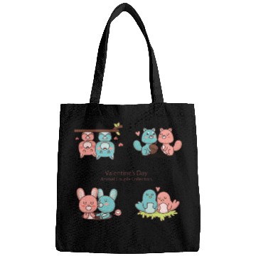 Discover Love Axolotl Pink Valentine Day Salamander Lover. Bags