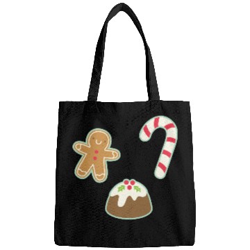 Discover Cute Gingerbread Man Candy Cane and Christmas Bags