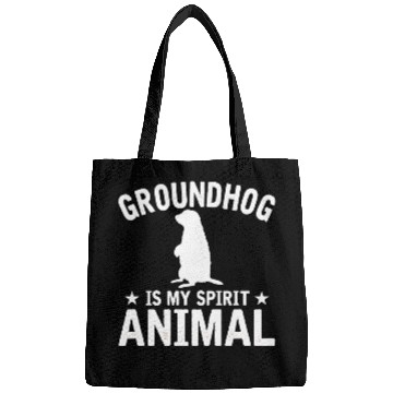 Discover Groundhog Is My Spirit Animal Bags Animal Lover