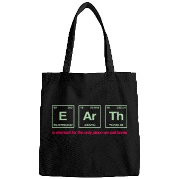 Discover EARTH - written in elements of the periodic table Bags