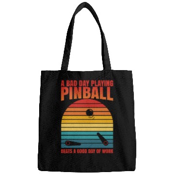 Discover Retro Pinball Beats Work Arcade Machine Bags