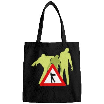 Discover Caution Zombies Design Bags