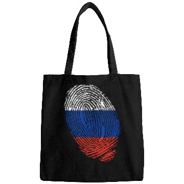 Discover Russian flag fingerprints Bags