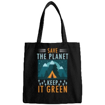 Discover Save The Planet Keep It Green Bags