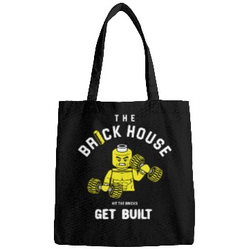 Discover The Brick House, Hit The Bricks, Get Built - Gym Bags