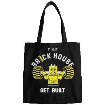 Discover The Brick House, Hit The Bricks, Get Built - Gym Bags