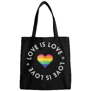 Discover love is love Bags