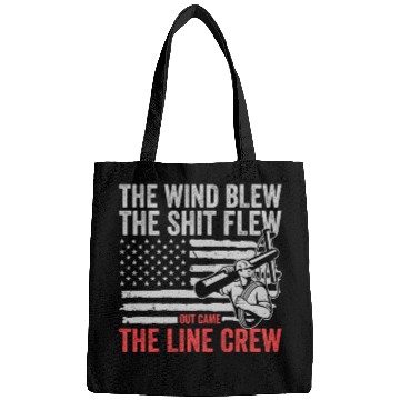 Discover Funny Electrical Lineman Saying Thank A Lineman Bags