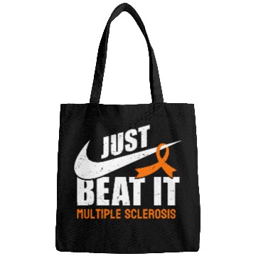 Discover Beat Multiple Sclerosis Awareness Orange Ribbon Bags