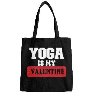 Discover yoga is my valentine Bags