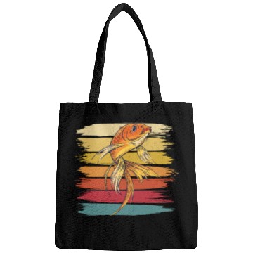 Discover Vintage Goldfish Carp Japan Aquarium Gold Fish Bags