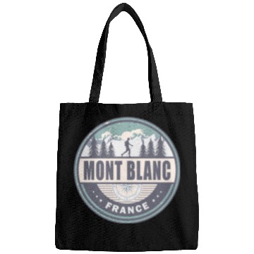 Discover Mont Blanc France French Alps Vintage Hiking Bags