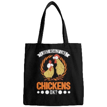 Discover I Just Really Like Chickens Farmer Bags