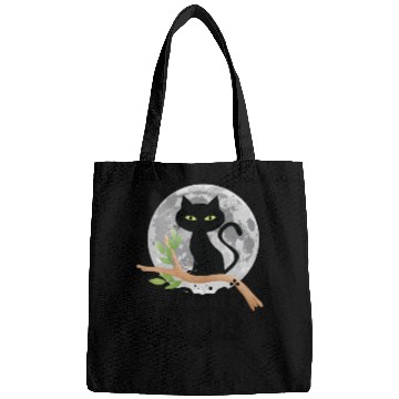Discover Black Cat Moon Good Night Bags