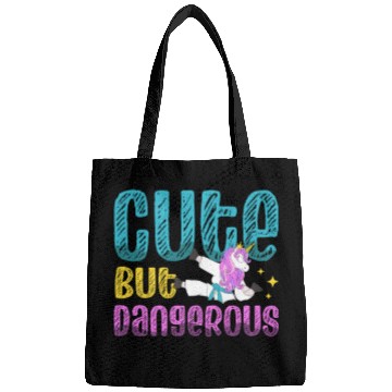 Discover Cute But Dangerous Karate Coach Unicorn Lover Bags