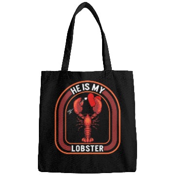 Discover Valentines Bags, He Is My Lobster Holding Red
