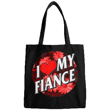Discover Valentines Bags, I Love My Fiance Heart Floral