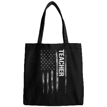 Discover Teacher - American Flag Bags